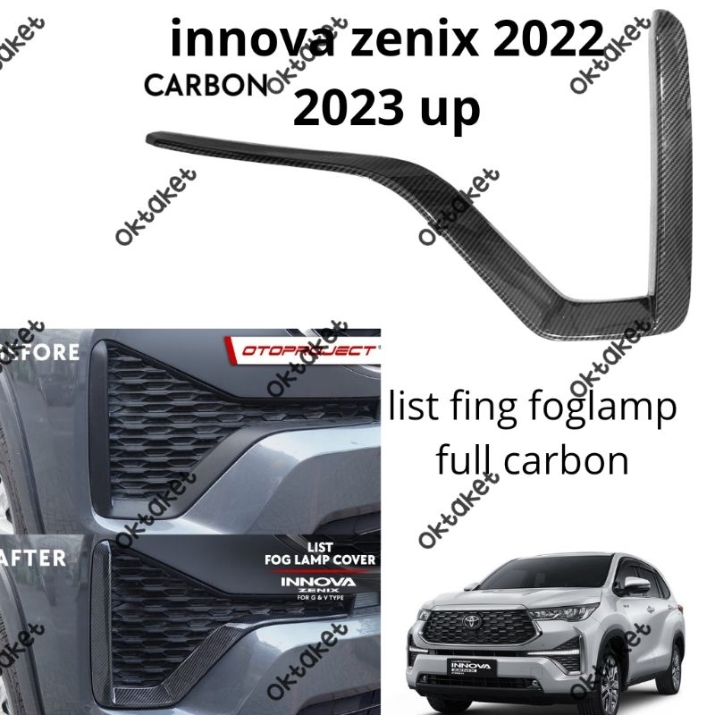 list ring foglamp Innova Zenix 2022 2023 Full Carbon