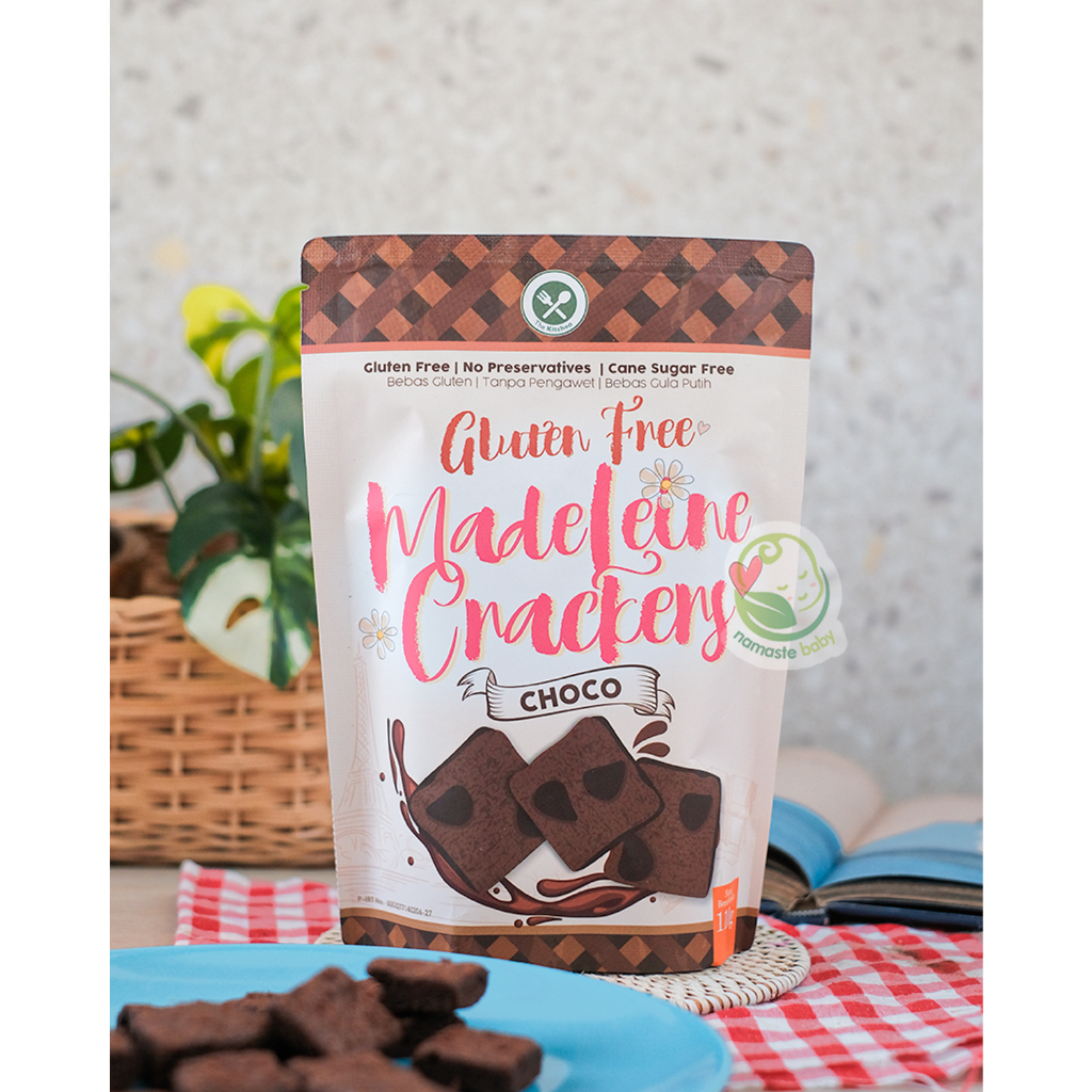 

MADELEINE CRACKERS - GLUTEN FREE CRACKERS CHOCO 110GR