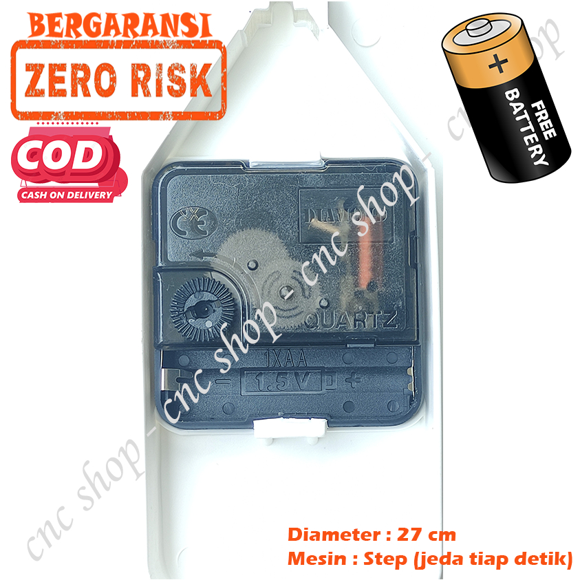 mesin jam dinding DIAMOND original step movement quartz