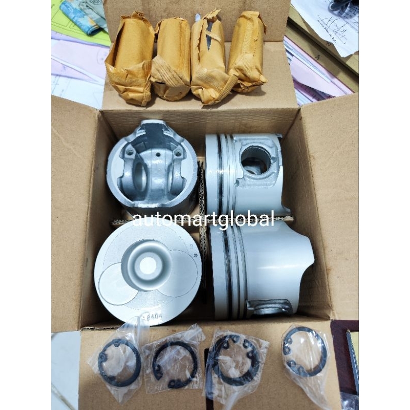 piston Assy isuzu dmax 4jh1 4pc