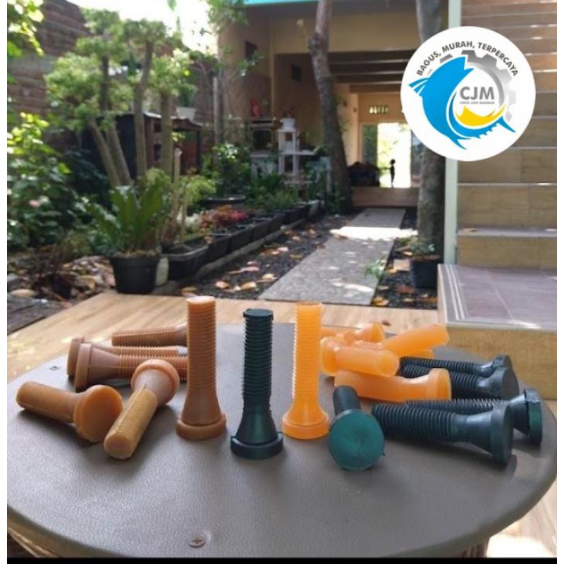 Karet mesin cabut bulu ayam Plucker 100 Pcs