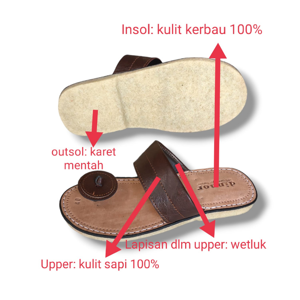 Sandal Tarumpah Model Jamur