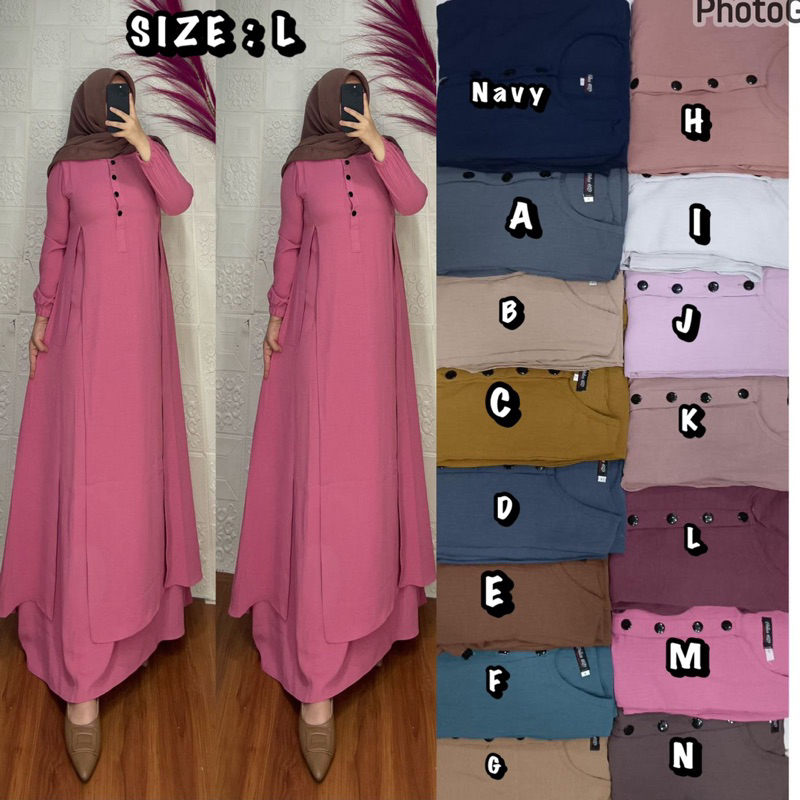 GAMIS WANITA TERBARU GAMIS CRINGKEL YULIA HD PREMIUM GAMIS SERAGAMAN STANDART JUMBO TERLARIS