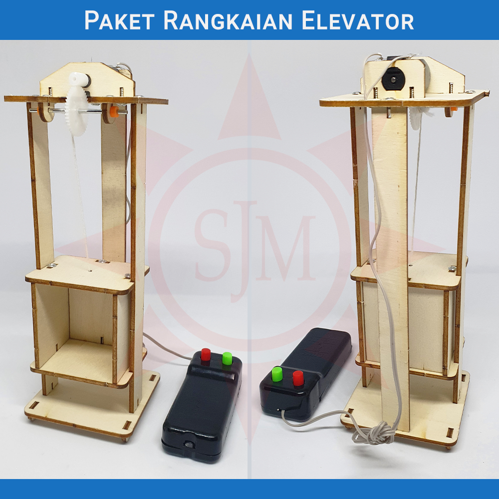 Paket Rangkaian Lift / Elevator Praktek / DIY / Prakarya Sekolah