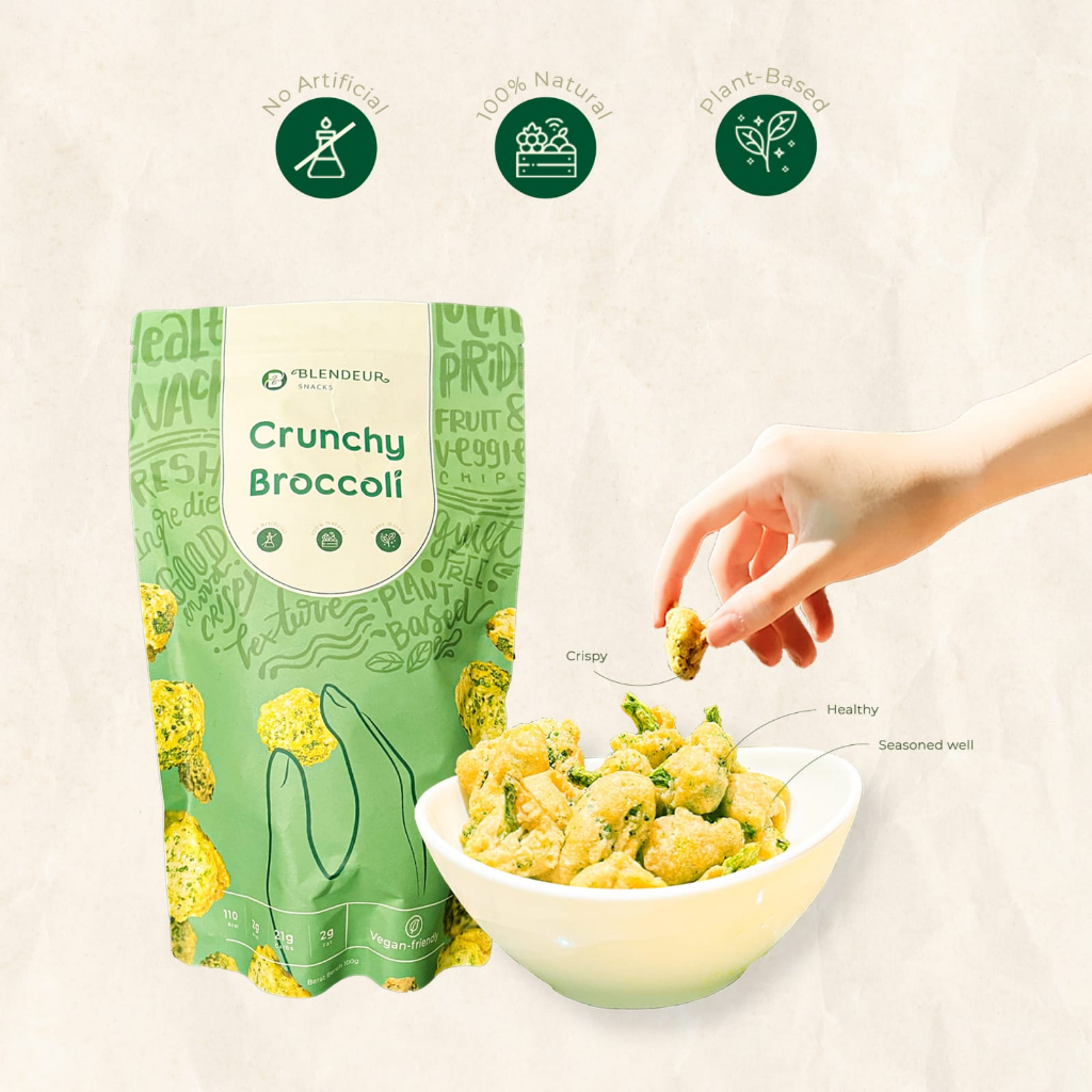 

Blendeur Snack Crunchy Brokoli 100gr
