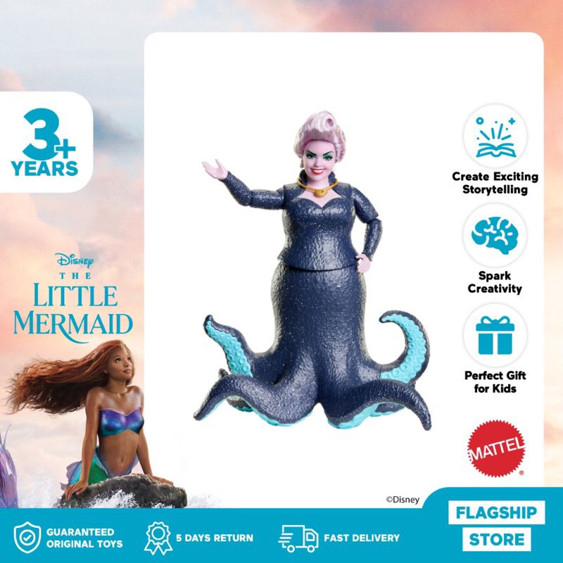 Disney The Little Mermaid Ursula Doll - Mainan Boneka Anak Perempuan