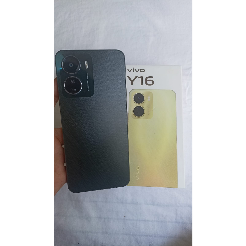 Vivo Y16 RAM 3/32 GB SECOND BEKAS FULLSET GARANSI