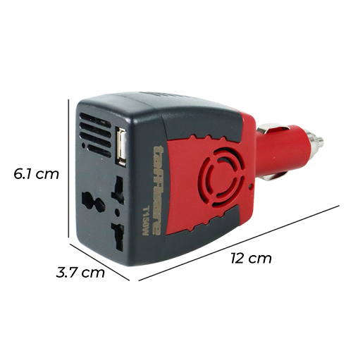 Car Charger Power Mobil Inverter DC 12V to AC 110/220V Port USB 5v 150W Colokan Daya Otomatis