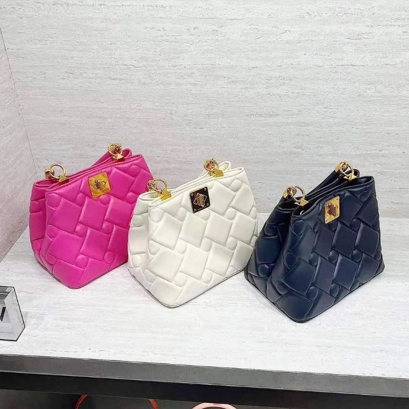 CK Tillie Quilted Top Handle Bag