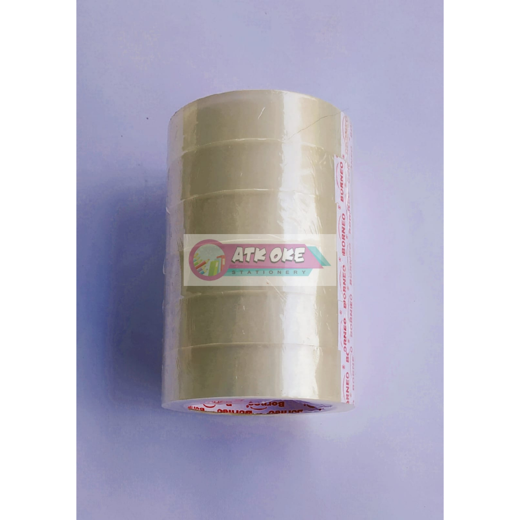 

Borneo Lakban Bening Tanggung 24mm 1pcs