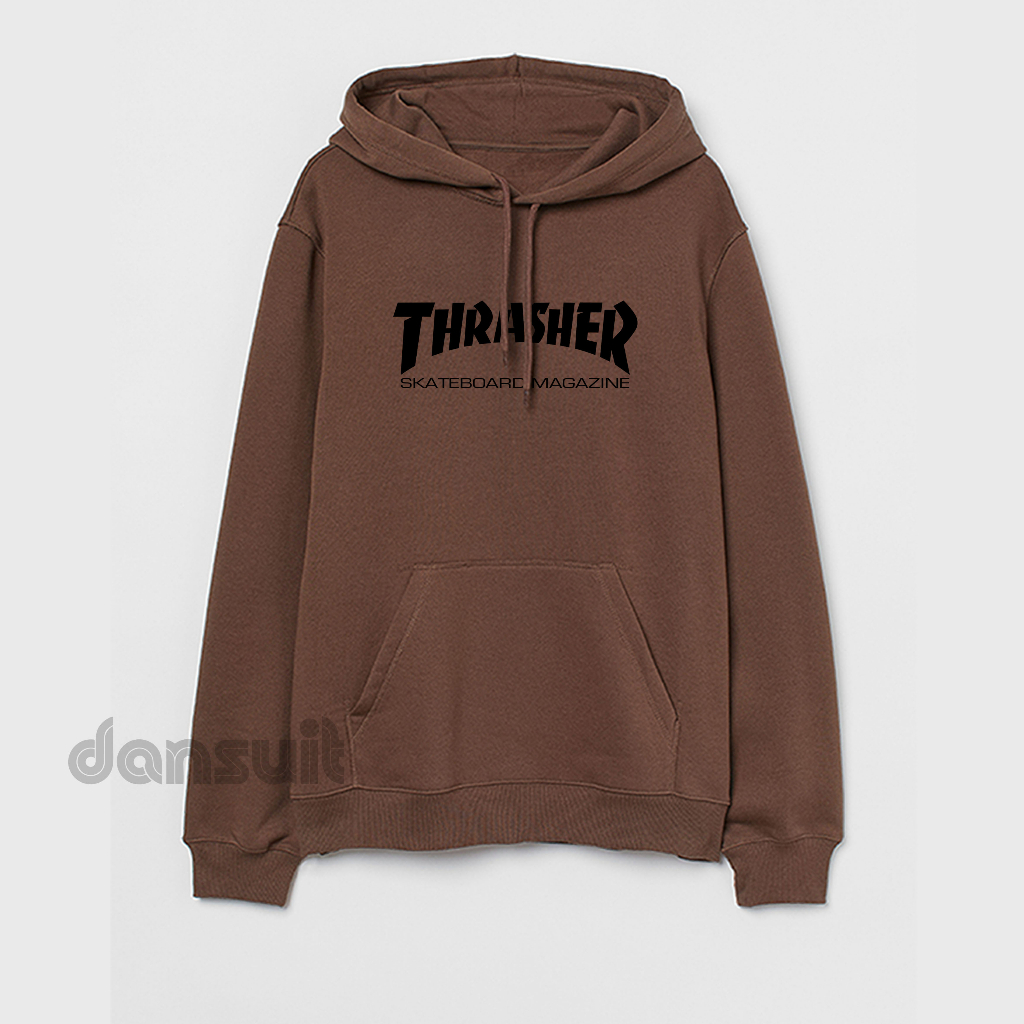 Sweater Hoodie Distro Pria/Wanita Size M - XXXL Sweater Hoodie THRASHER Bahan Tebal Premium