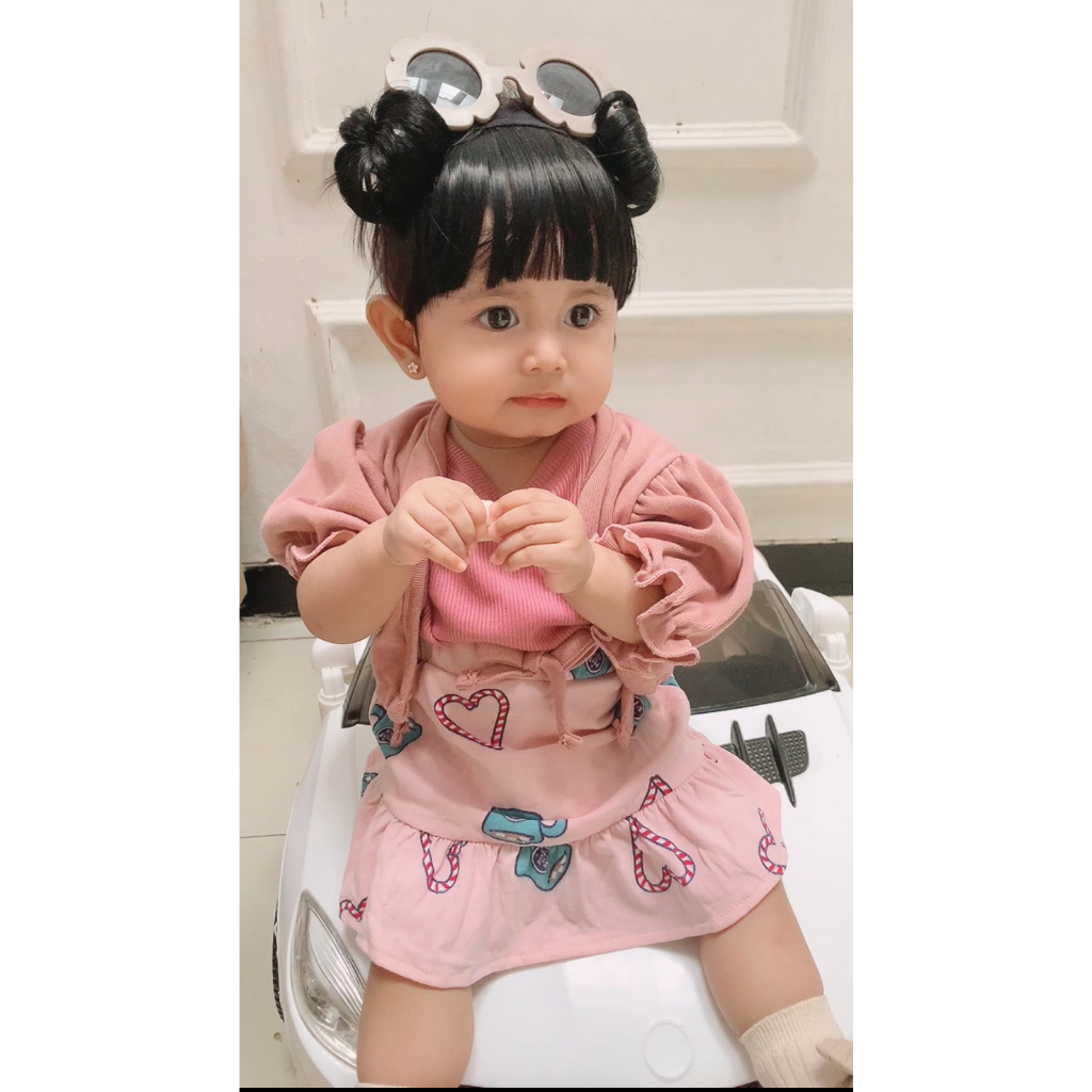0-15 BLN SETELAN BAYI MONEL SET ROK BAYI PEREMPUAN BY MAYBEE (SNI) V2