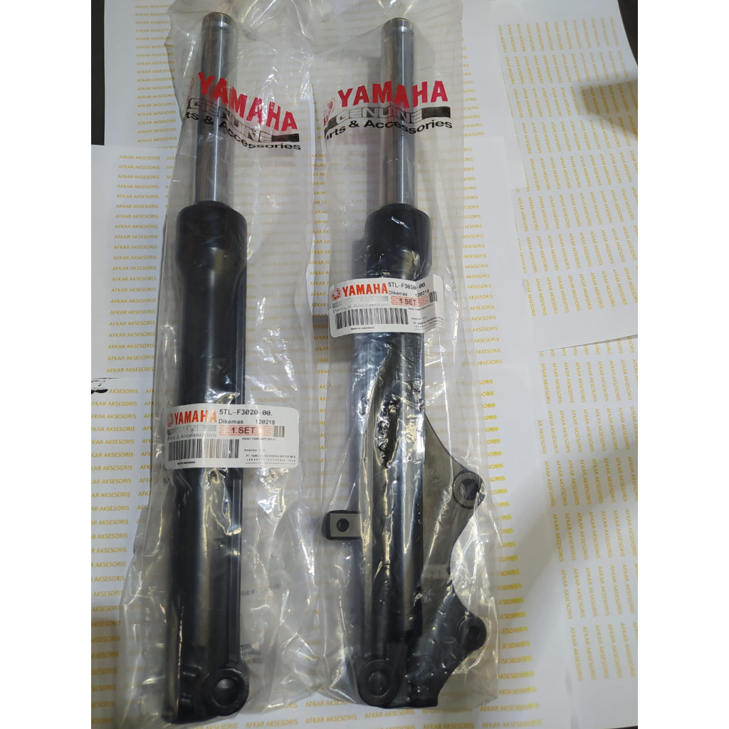 AS SHOCK + TABUNG DEPAN SET MIO SPORTY MIO LAMA (5TL)