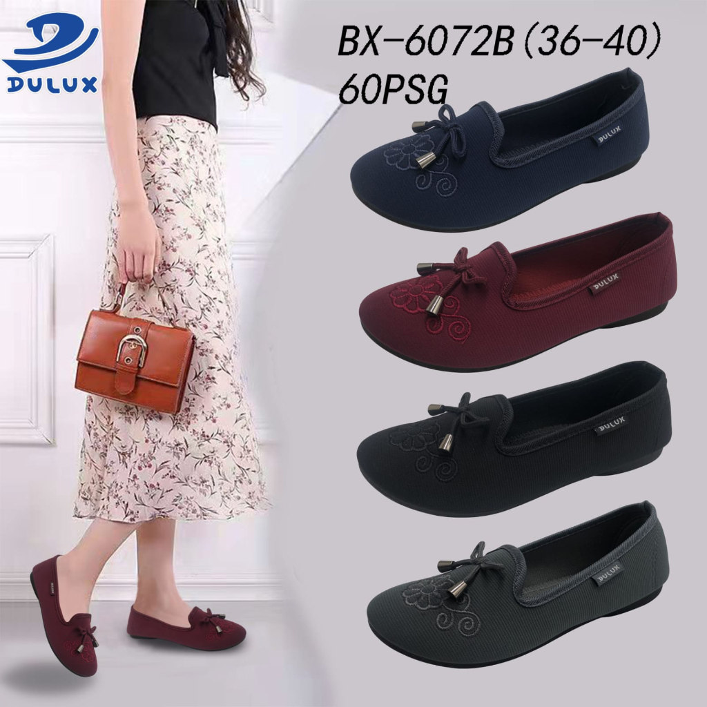 Sepatu Wanita Flatshoes Balet Kain Nyaman Simple Pita