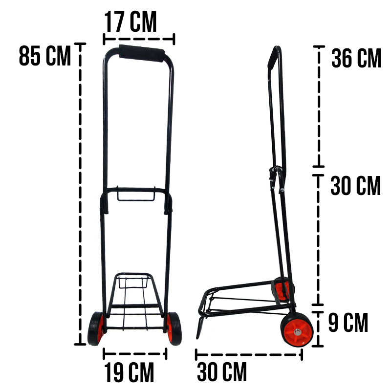 Troli Trolly Lipat XTC1 Trolley Barang Bawa Aqua Galon Dan Gas - fhs