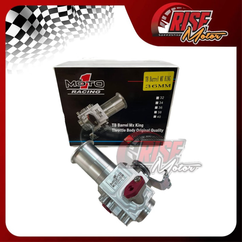 THROTTLE BODY MOTO 1 BARREL MX KING 36 MM