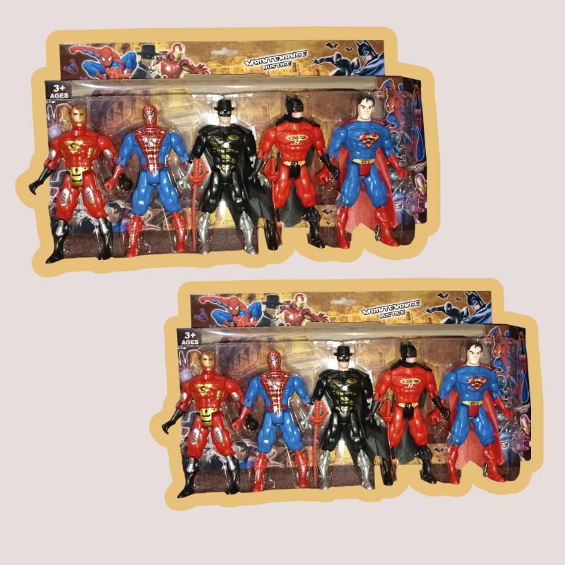 ROBOT SUPER HERO 5PCS/DUS 283-5B