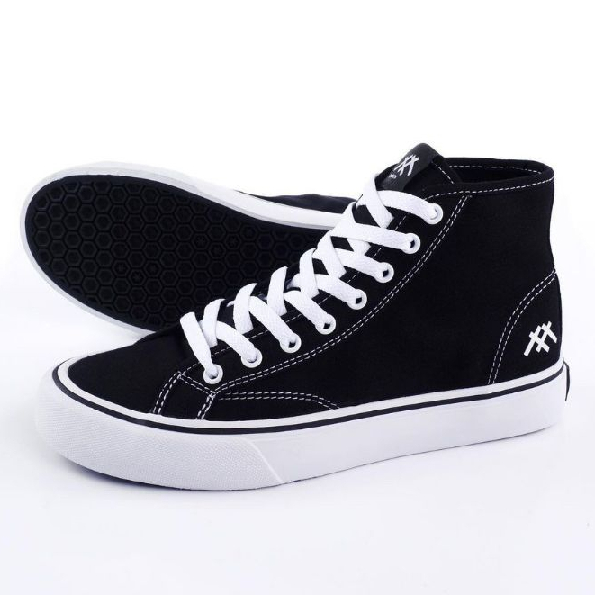SEPATU SNEAKERS ORIGINAL QUALITY MOOS HI VENOM LITE BLACK WHITE UNISEX