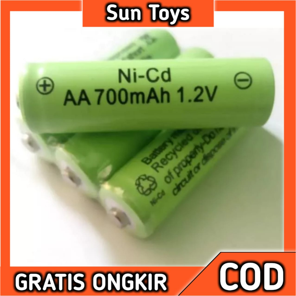 Battery Rechargeable AA 700 MAh Baterai AA baterai charge Rechargeable Batre Charge AA  baterai mobi