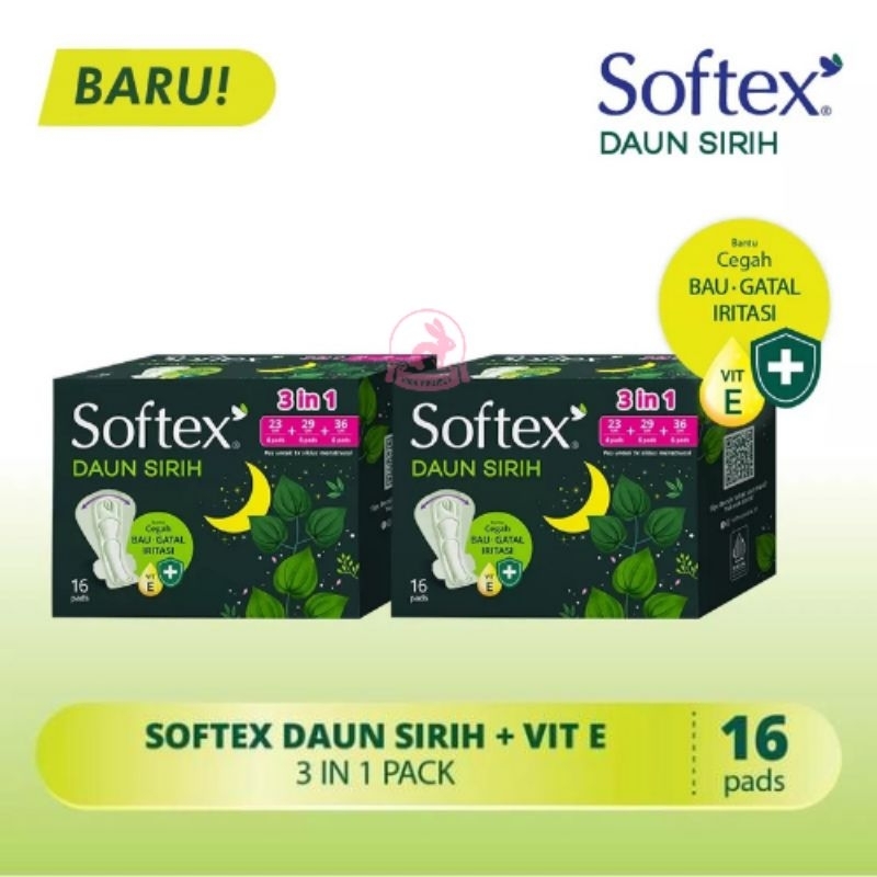 SOFTEX DAUN SIRIH 3 IN 1