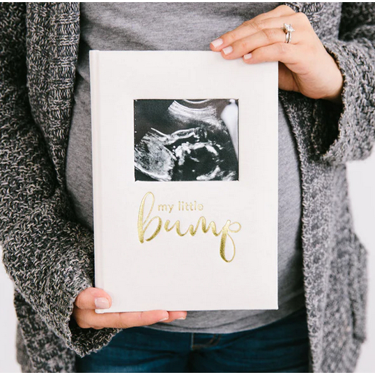 Pearhead Linen Pregnancy Journal - Buku Catatan Ibu Hamil  Pregnancy Book Jurnal Kelahiran Baby Pregnancy Memory Book