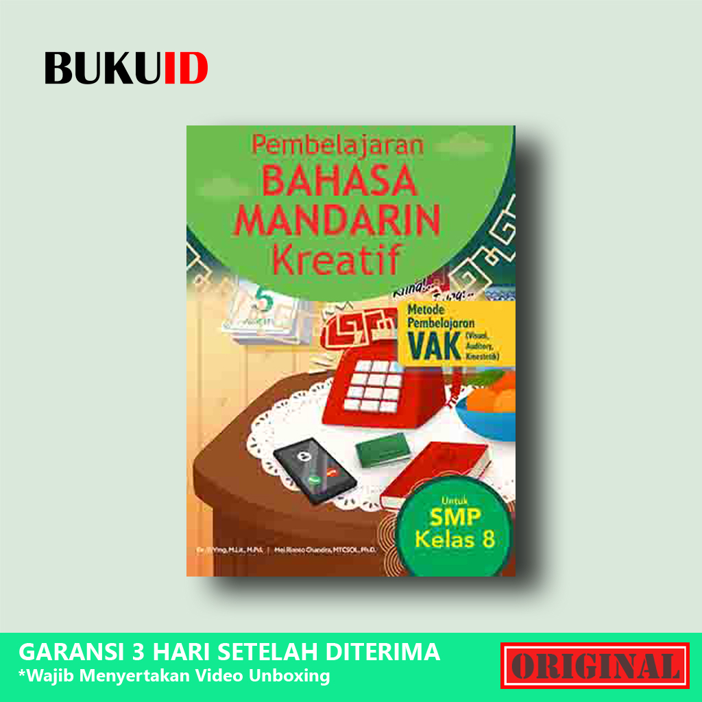 Buku Pembelajaran Bahasa Mandarin Kreatif Untuk SMP Kelas 8