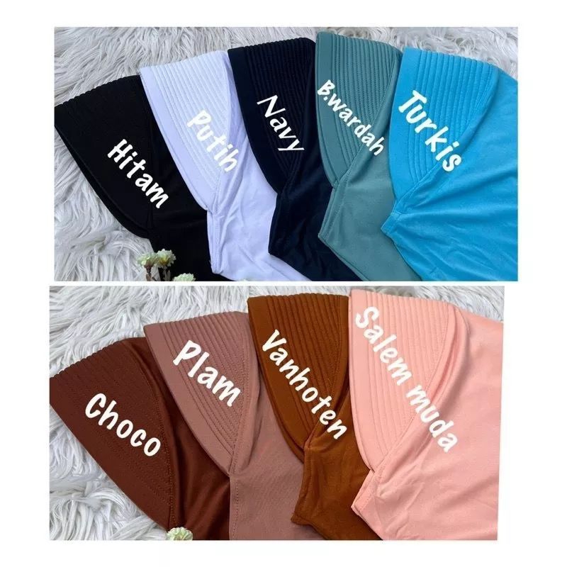 Hijab Sporty/Hijab Sporty Olah Raga Spandek/Bergo Polos