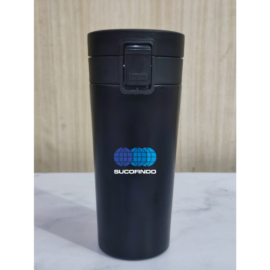 Termos Coffee Cup Flip Custom Logo SUCOFINDO / Tumblr Custom Printing