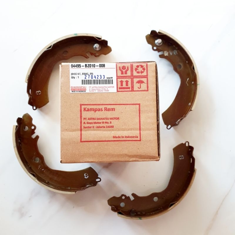 BRAKE SHOE ORIGINAL - KAMPAS REM BELAKANG AVANZA / XENIA