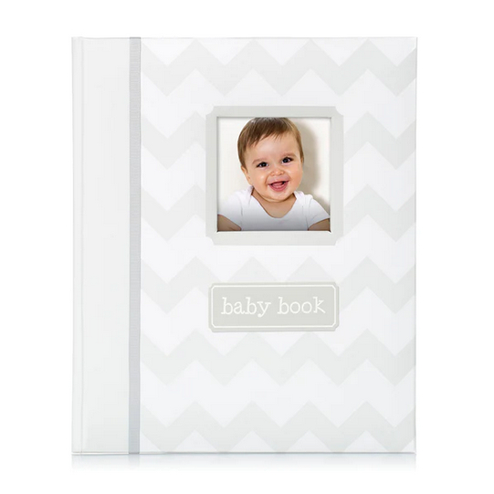 Little Pear Chevron Book - Book Perjalanan Baby Milestones Journal