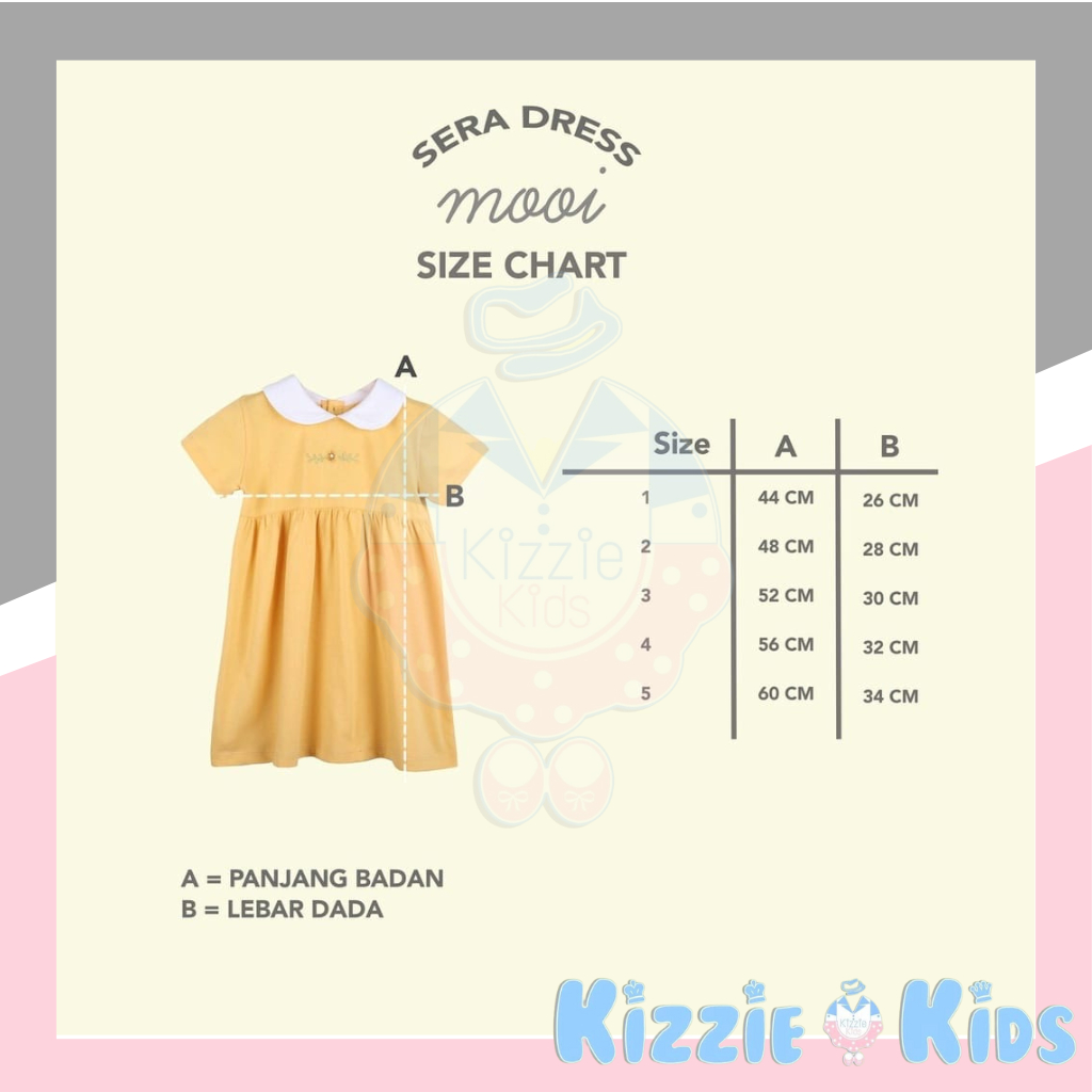 Mooi Dress Anak Perempuan Sera Dress