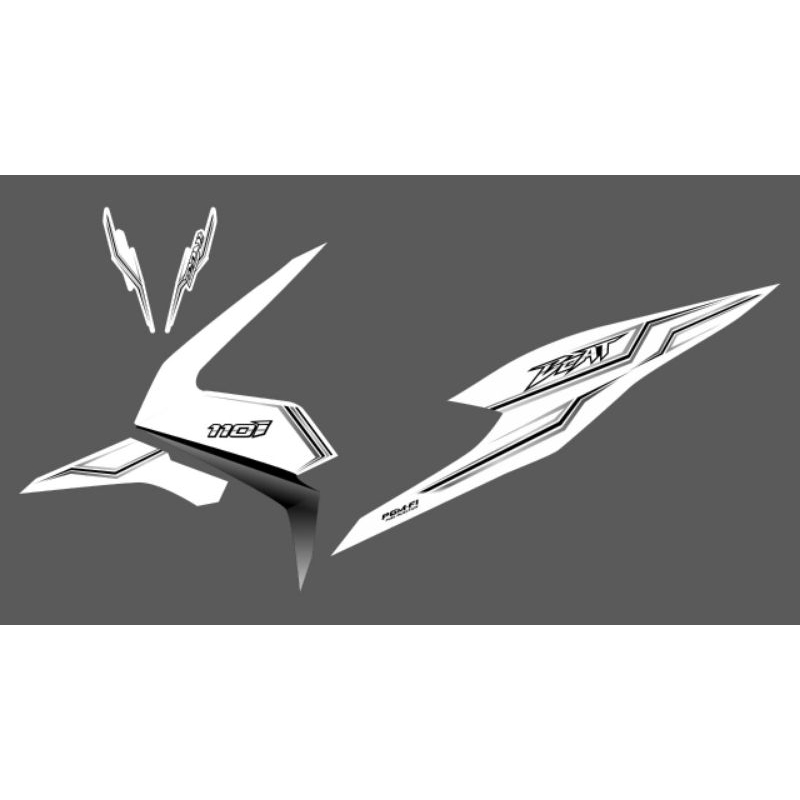 STRIPING TRANSPARAN BEAT DELUXE 2020 CUSTOM LIST SIMPLE