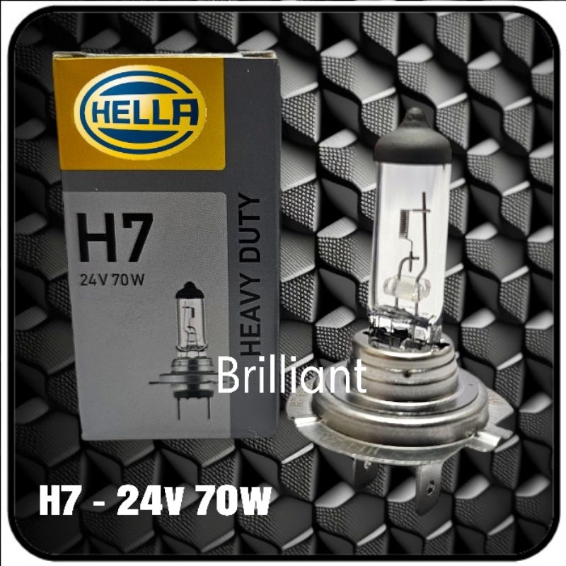 Bohlam Halogen Hella Original - H7 - 12v / 24v