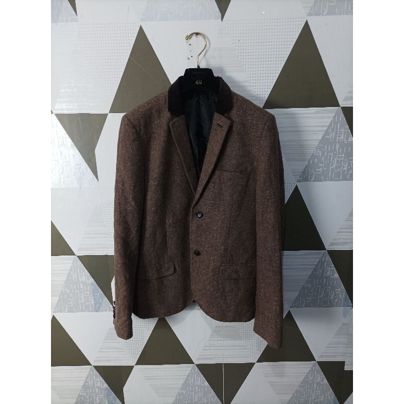 topman blazer brown jas casual