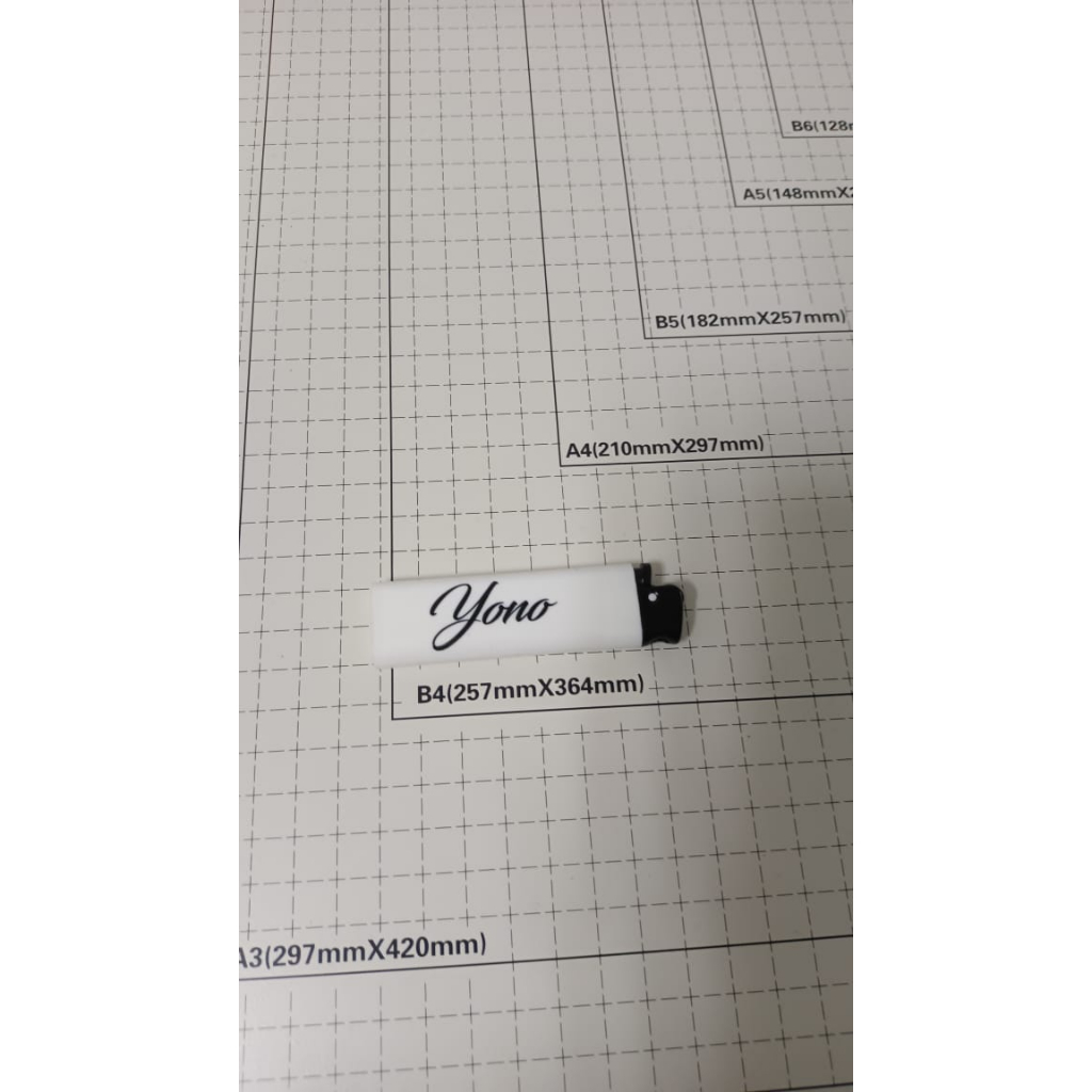 custom korek api cricket uv print nama logo