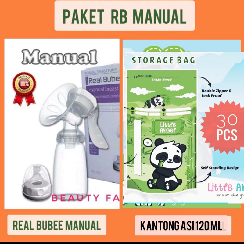 Pompa Asi Manual Real Bubble ,Mimi,  Breast Pump Original