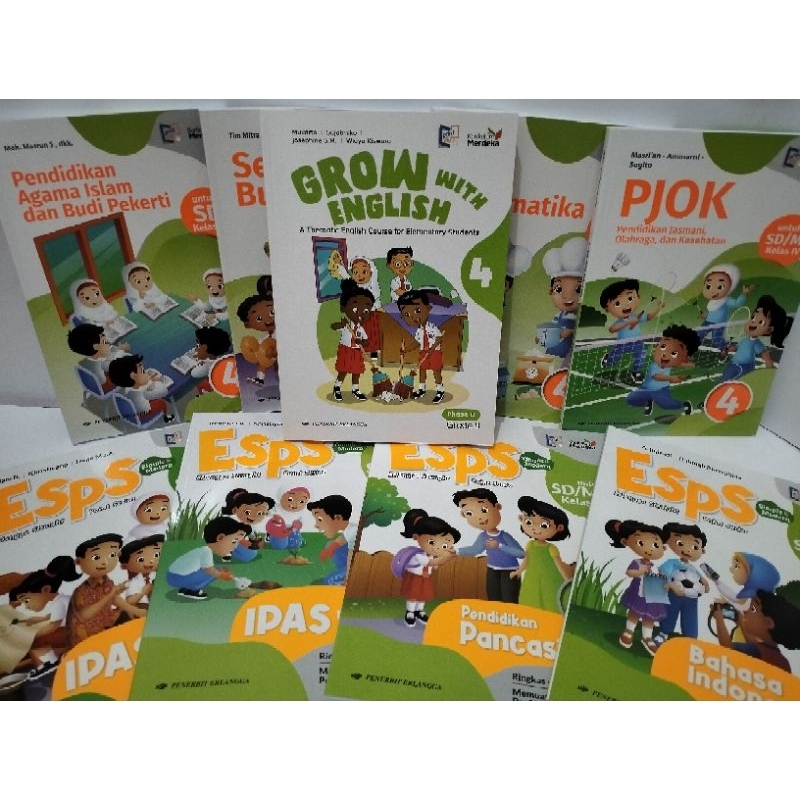 Erlangga Kelas 4 SD Kurikulum Merdeka