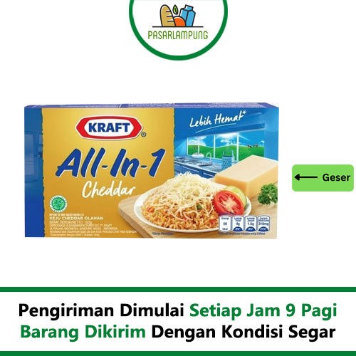 Keju Kraft All In One Cheddar Pasar Lampung