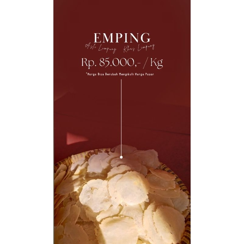 

Emping Mlinjo Original Siap Goreng