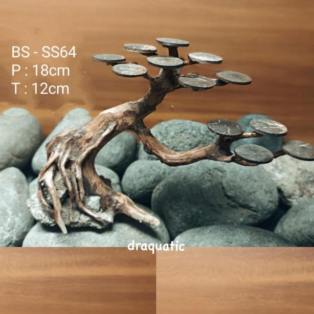 Bonsai Aquascape Mini | Bonsai sakura Aquarium  Aquascape SS