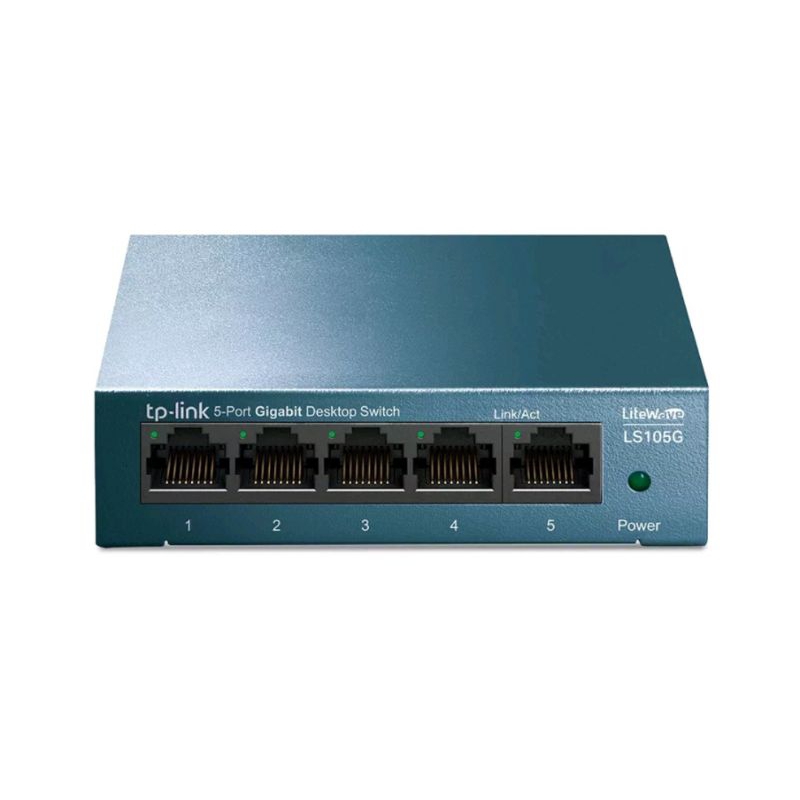 TP-LINK Desktop Switch LS105G 5-Port GIGABIT 10/100/1000Mbps casing besi