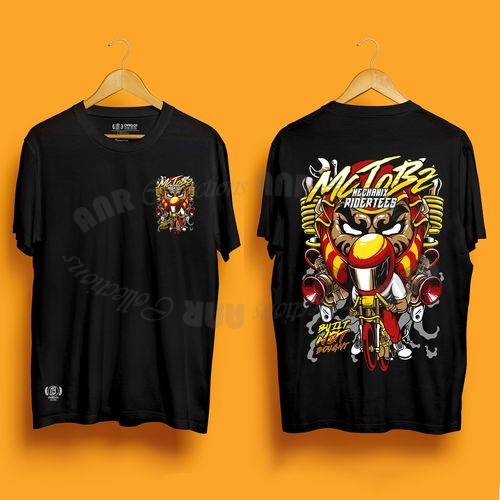 Kaos Distro Premium Pria Unisex Biker 2 Theme