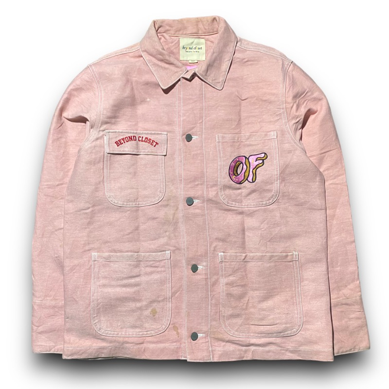 Beyond Closet x OFWGKTA Chore Jacket 4Pocket embroidered logo