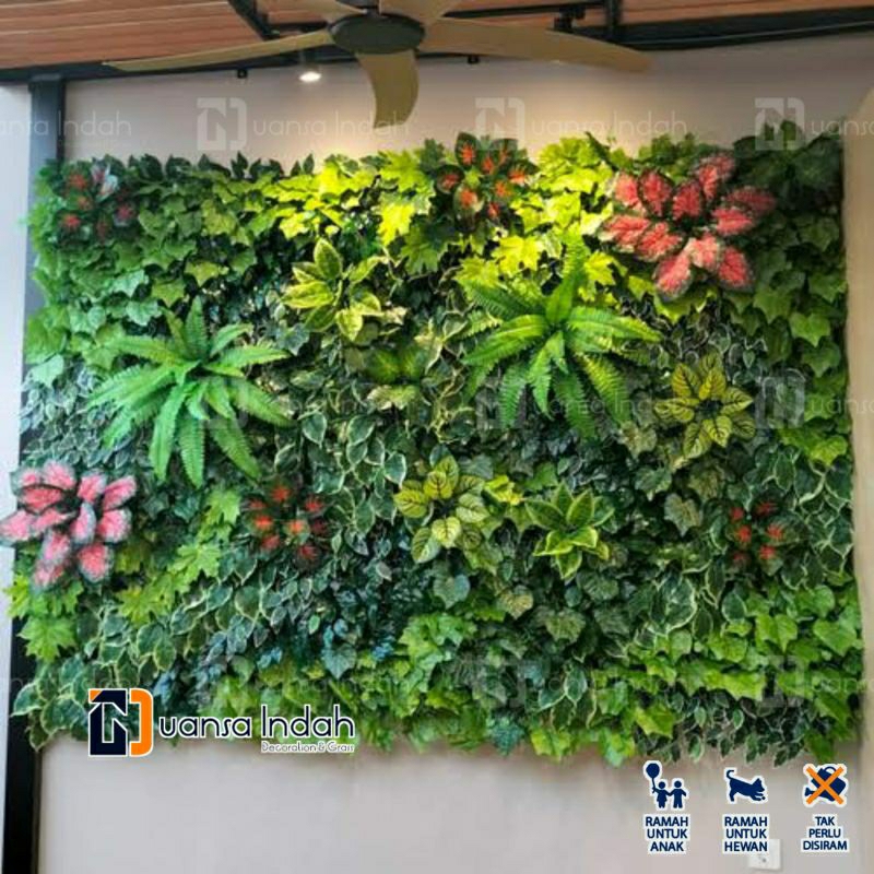 VERTIKAL GARDEN SINTETIS 100x100 CM MURAH JAKARTA