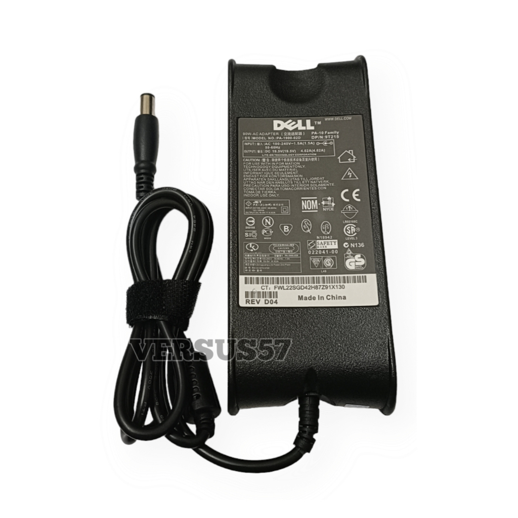 Charger Laptop Dell Inspiron 15 3520 3521 3537 3531 3542 3543 5552 7537 Adaptor Dell 19.5V 4.62A 90W