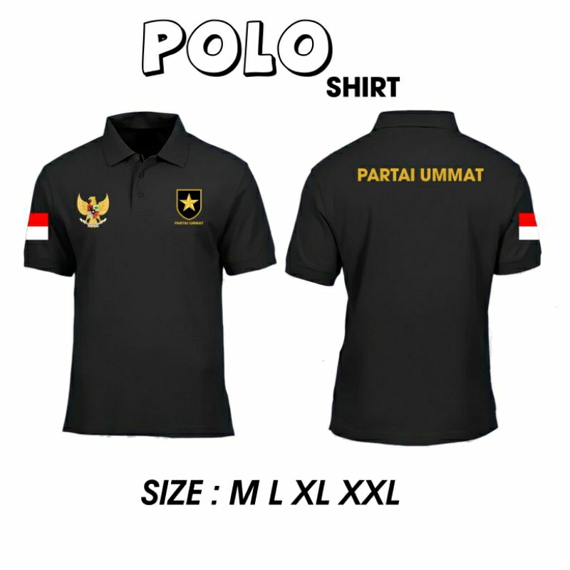 KAOS POLO KERAH PARTAI UMMAT