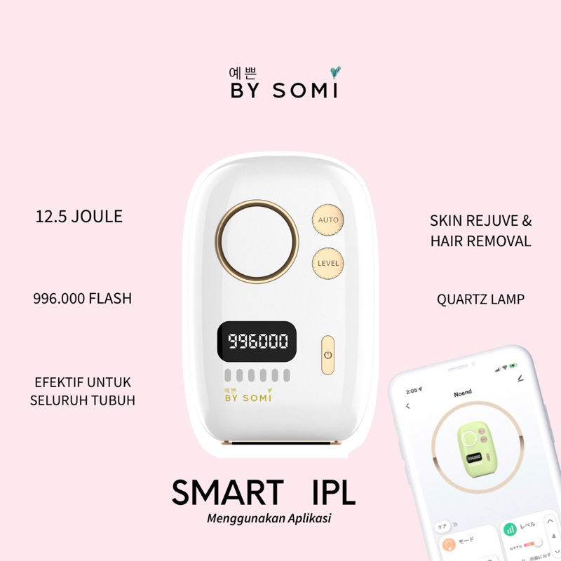 IPL LASER HAIR REMOVAL PERONTOK BULU PERMANEN ALAT IPL SMART TANPA SAKIT PENGHILANG BULU KEMALUAN PERMANEN TANPA SAKIT GARANSI MADE IN JAPAN