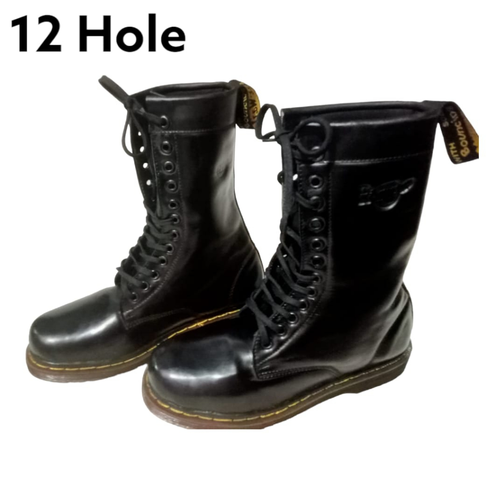 SEPATU BOOTS KLASIK KULIT DR MARTENS SEPATU PRIA DOKMAR SEPATU BOOTS PRIA KULIT 12 LUBANG