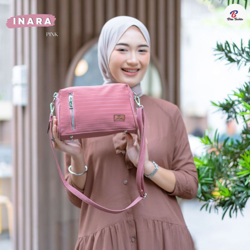 INARA STRIP BY BIRU TSABITA TAS SELEMPANG WANITA MURAH HALUS BERKUALITAS