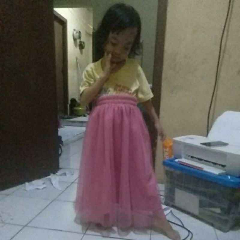 Rok tutu anak panjang premium